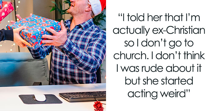 Man’s Uncomfortable Gift Exchange With Devout Christian Ends In Worker Getting Fired