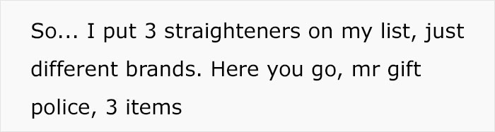 Woman Is Tired Of BIL Policing Secret Santa Exchange, Decides To 'Technically' Follow His Rules Woman Is Tired Of BIL Policing Secret Santa Exchange, Decides To 'Technically' Follow His Rules