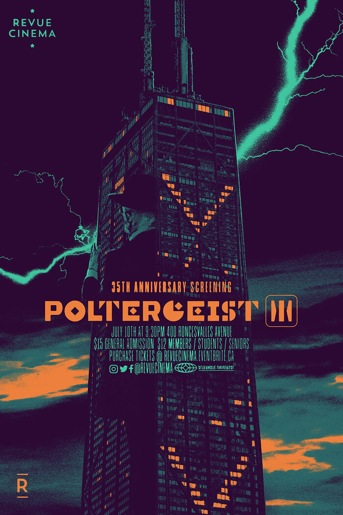 "Poltergeist III" Movie Screening Poster