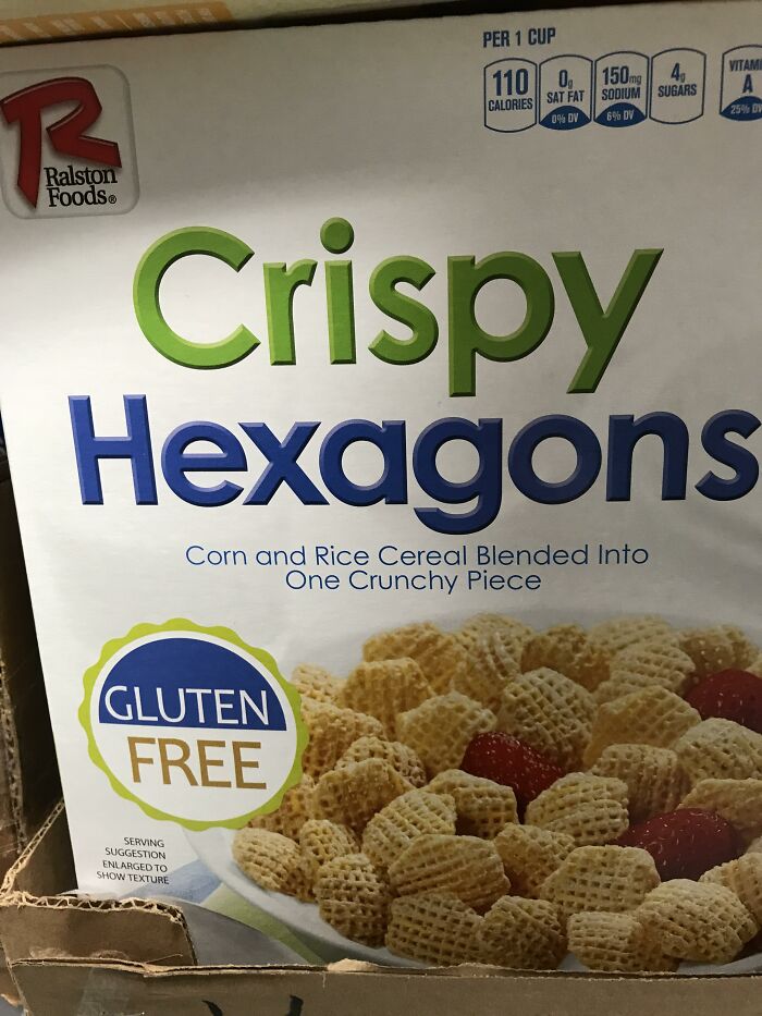 Crispy Hexagons Taste Just Like Crispix
