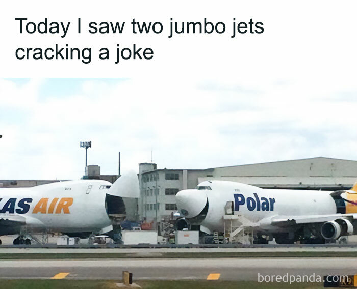 Two Jets Cracking Jokes