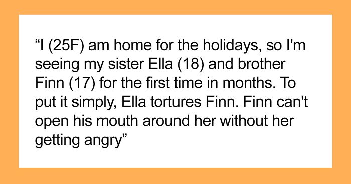 Sister Can’t Stop Insulting Her Younger Brother, Gets Enraged When He Insults Her Back