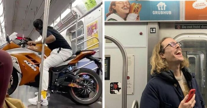 “Subway Creatures”: 44 Funny And Strange Things People Spotted On Their Daily Commute