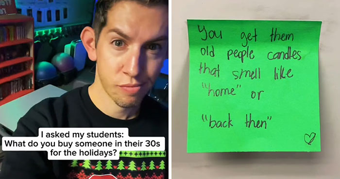 Teacher Asked Students For Gift Ideas For 30-Somethings And The Answers Are Hilariously Savage