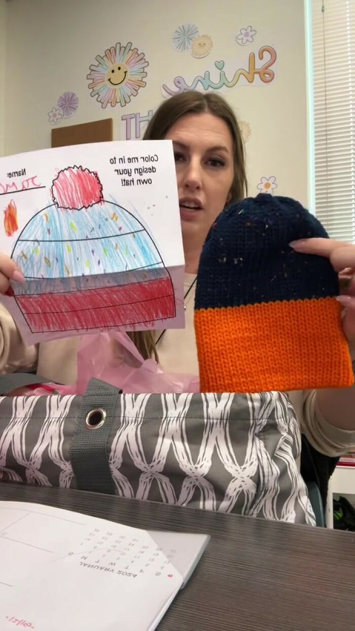 Teacher Tells Her Students To Draw Their ‘Dream Hat,’ Her Mom Makes Their Designs A Reality