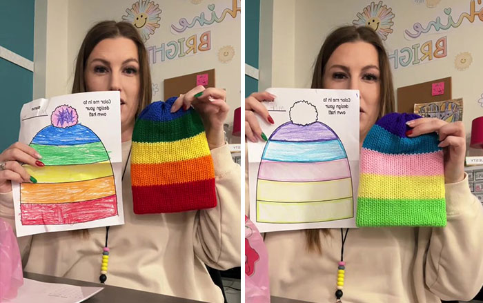 Teacher Tells Her Students To Draw Their ‘Dream Hat,’ Her Mom Makes Their Designs A Reality