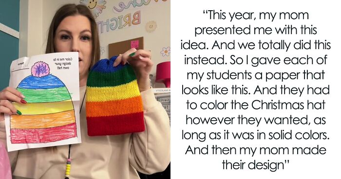 Teacher Tells Her Students To Draw Their ‘Dream Hat,’ Her Mom Makes Their Designs A Reality