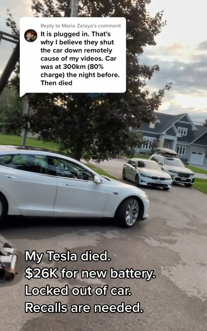 “I’ll Never Buy Another Tesla”: Fuming Driver Locked Out Of Tesla Is Forced To Pay $26k For A New Battery