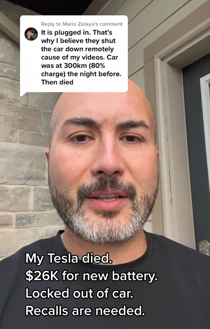 “I’ll Never Buy Another Tesla”: Fuming Driver Locked Out Of Tesla Is Forced To Pay $26k For A New Battery “I’ll Never Buy Another Tesla”: Fuming Driver Locked Out Of Tesla Is Forced To Pay $26k For A New Battery