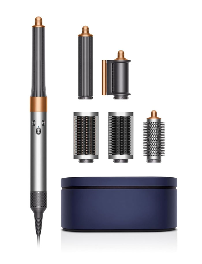 Dyson Airwrap: Revamp your hair game and say bye-bye to heat-damaged 'do with this gadget that delivers diverse hairstyles on demand. Offering controlled airflow for salon-worthy looks without scorching your strands, it's a must-have for for hair fanatics who desire quick and damage-free styling!