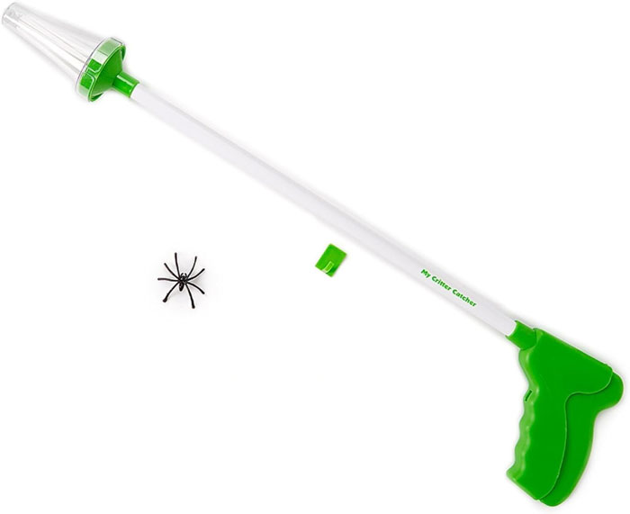 My Critter Catcher: That'll let you catch and release those unwanted critters at home safely and humanely, without touching them! Say goodbye to fear, it's eco-friendly, kid-safe, and puts an end to squashed bug messes. Truly, a critter-free home has never been this effortless and cool!
