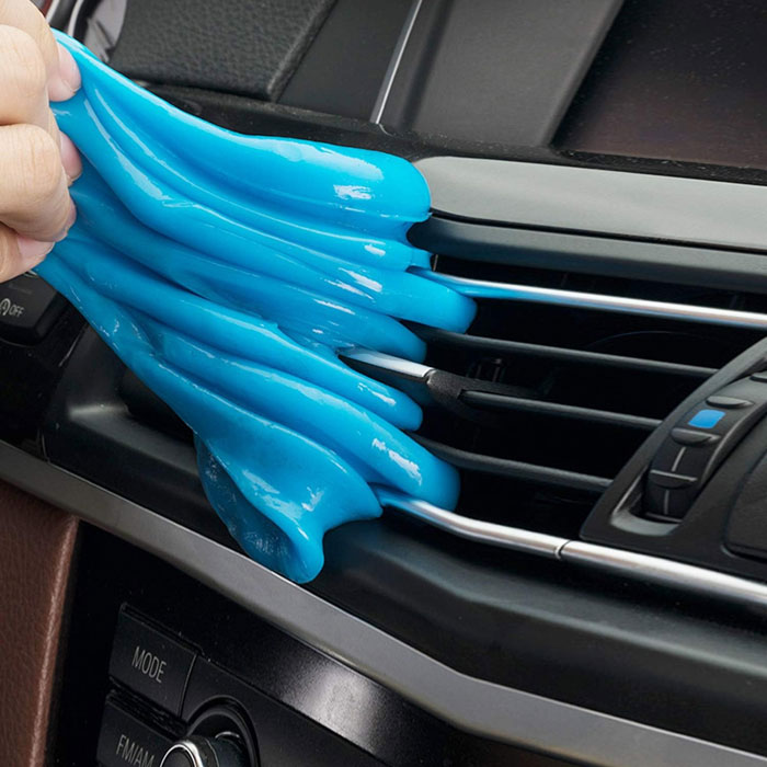 Car Cleaning Gel: It can reach all the nooks and crannies, plus it's reusable and even cleans your tech gadgets. This bunk is the perfect essential for your car cleanliness and also makes a rad gift for anyone! 