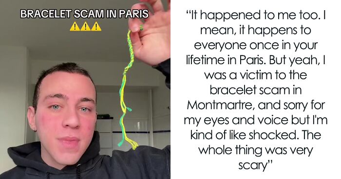 “I Ran For My Life”: Italian In Paris Warns About Scary Bracelet Scam