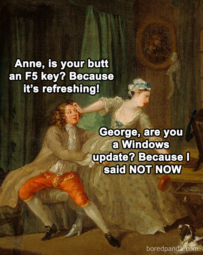 George Would Soon Find Out That Anne Was Reaching For Ctrl+alt+del