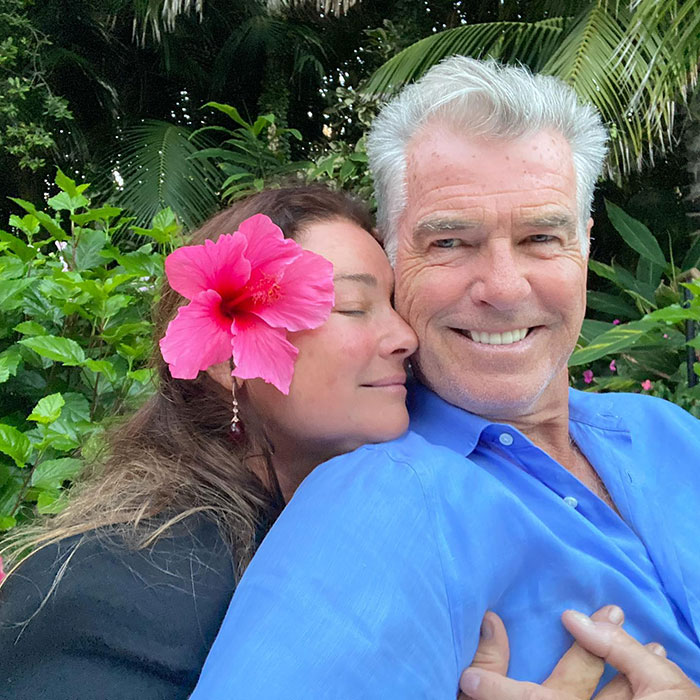 Viral Tweet Attempting To Mock Pierce Brosnan's Wife Backfires As People Slam Body-Shaming Troll