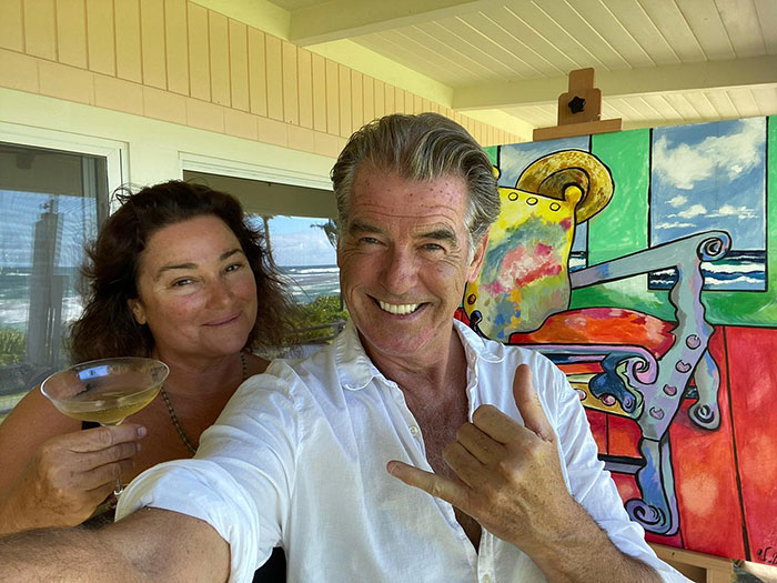 Viral Tweet Attempting To Mock Pierce Brosnan's Wife Backfires As People Slam Body-Shaming Troll