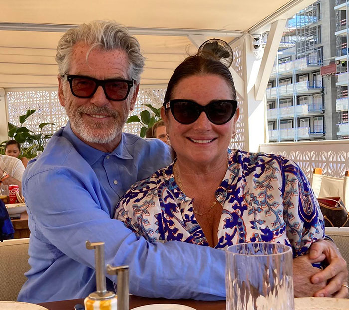 Anonymous Troll’s Viral Post Body-Shaming Pierce Brosnan's Wife Completely Backfires