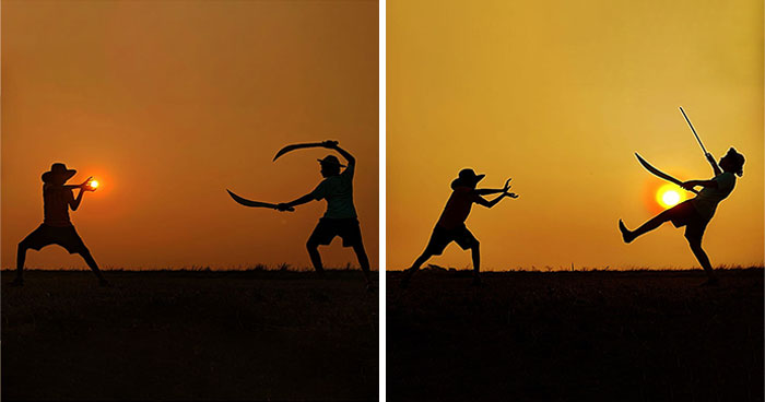 Sunset Stories: 17 Pics Of People’s Silhouettes, Plants And Insects By This Photographer