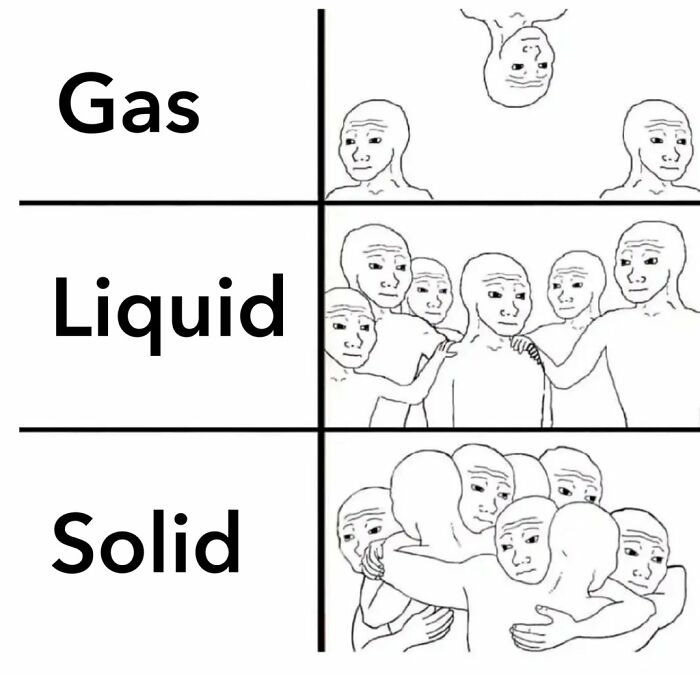 Let's Always Be Liquid And Solid, Never Gas
