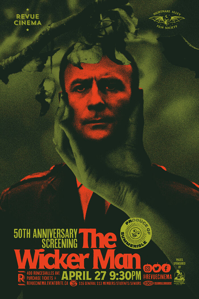 "The Wicker Man" Movie Screening Poster