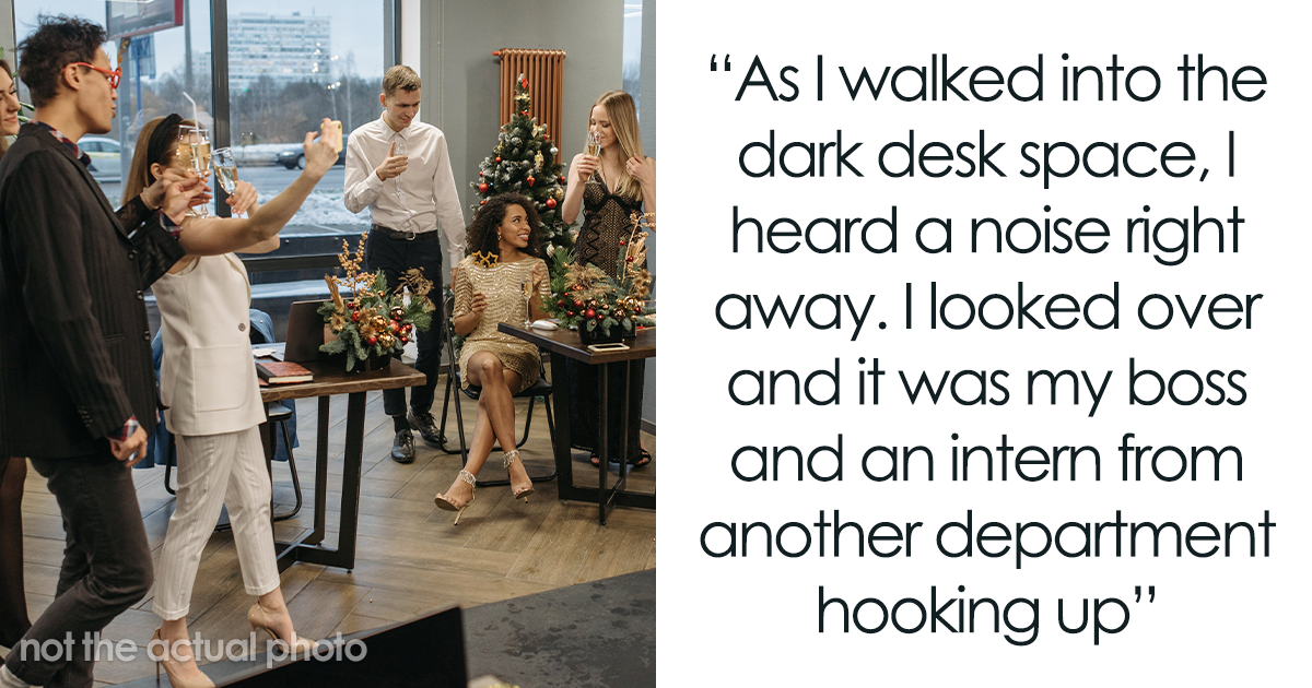 Employee Sees Boss Hooking Up With An Intern At The Christmas Party, Asks The Internet For Advice - Vimarsana News