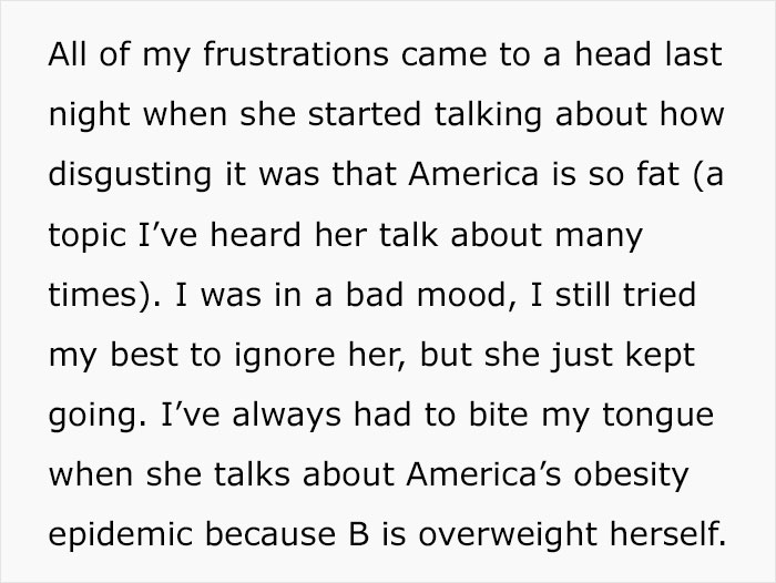“America Is So Fat”: Woman Hits Obese Roomie With Truth Bomb, She Can’t Take It “America Is So Fat”: Woman Hits Obese Roomie With Truth Bomb, She Can’t Take It