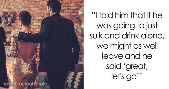 Woman Accuses Grieving Husband Of Ruining A Work Xmas Gala For Her, Gets A Reality Check