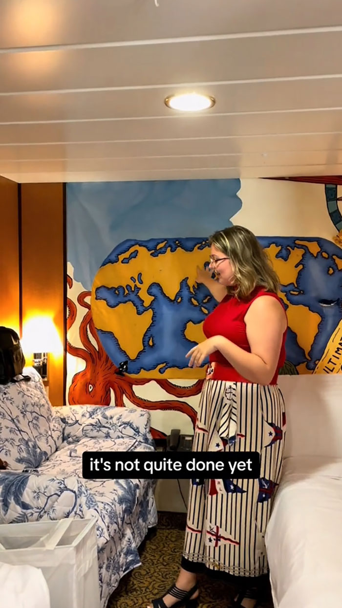 “Yikes”: People React To Woman’s Cabin Tour On Board Royal Caribbean’s “Ultimate World Cruise” “Yikes”: People React To Woman’s Cabin Tour On Board Royal Caribbean’s “Ultimate World Cruise”