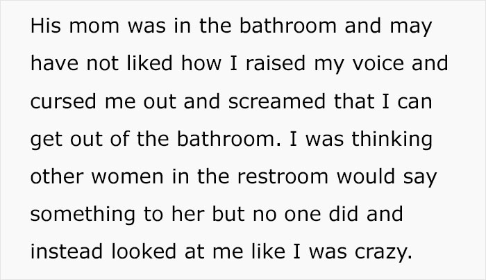 "Are You A Girl?": Woman Goes After A Boy In The Women's Bathroom, Is Surprised It Backfires