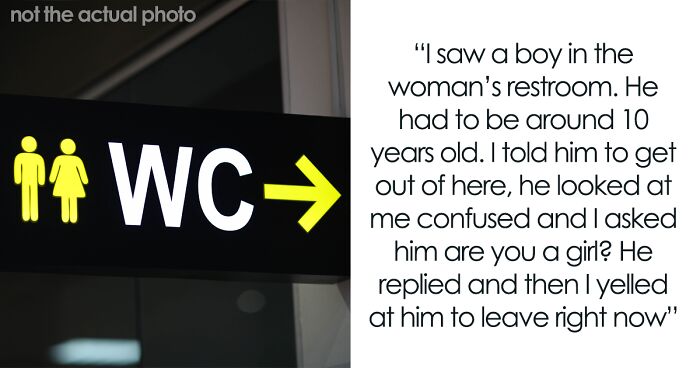 “Are You A Girl?”: Woman Goes After A Boy In The Women’s Bathroom, Is Surprised It Backfires