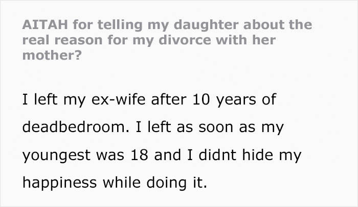 Man Proves To Daughter His New Girlfriend Is Not A Homewrecker, Reveals Real Reason He Left Mom Man Proves To Daughter His New Girlfriend Is Not A Homewrecker, Reveals Real Reason He Left Mom