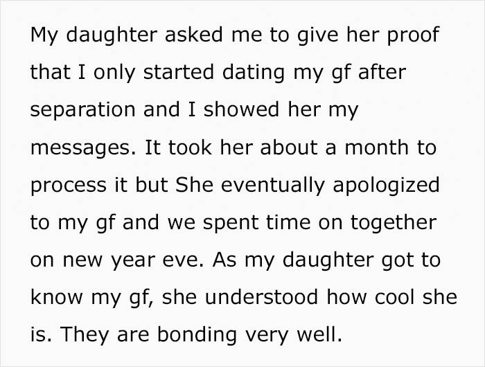 Man Proves To Daughter His New Girlfriend Is Not A Homewrecker, Reveals Real Reason He Left Mom Man Proves To Daughter His New Girlfriend Is Not A Homewrecker, Reveals Real Reason He Left Mom