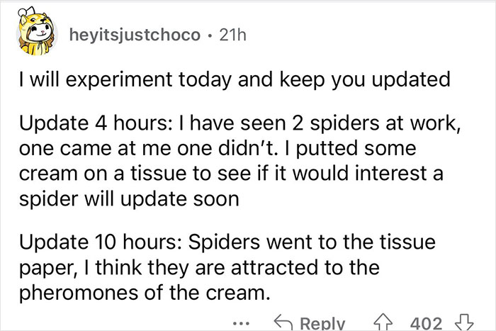 Sephora Lotion Goes Viral When Users Start Noticing Way More Spiders Around After Applying It