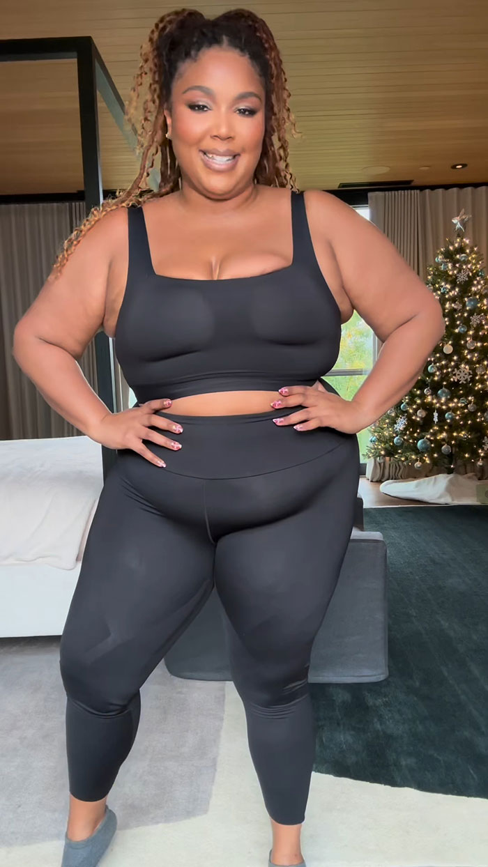 Lizzo Shows Off Slimmed-Down Figure While Modeling Her Shapewear Line