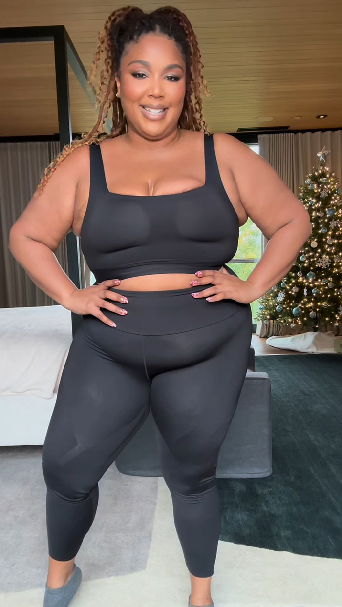 Lizzo Shows Off Slimmed-Down Figure While Modeling Her Shapewear Line Lizzo Shows Off Slimmed-Down Figure While Modeling Her Shapewear Line