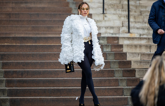 JLo Wore 7,000 Live Roses To Paris Fashion Show, And People Can’t Stop Talking About It