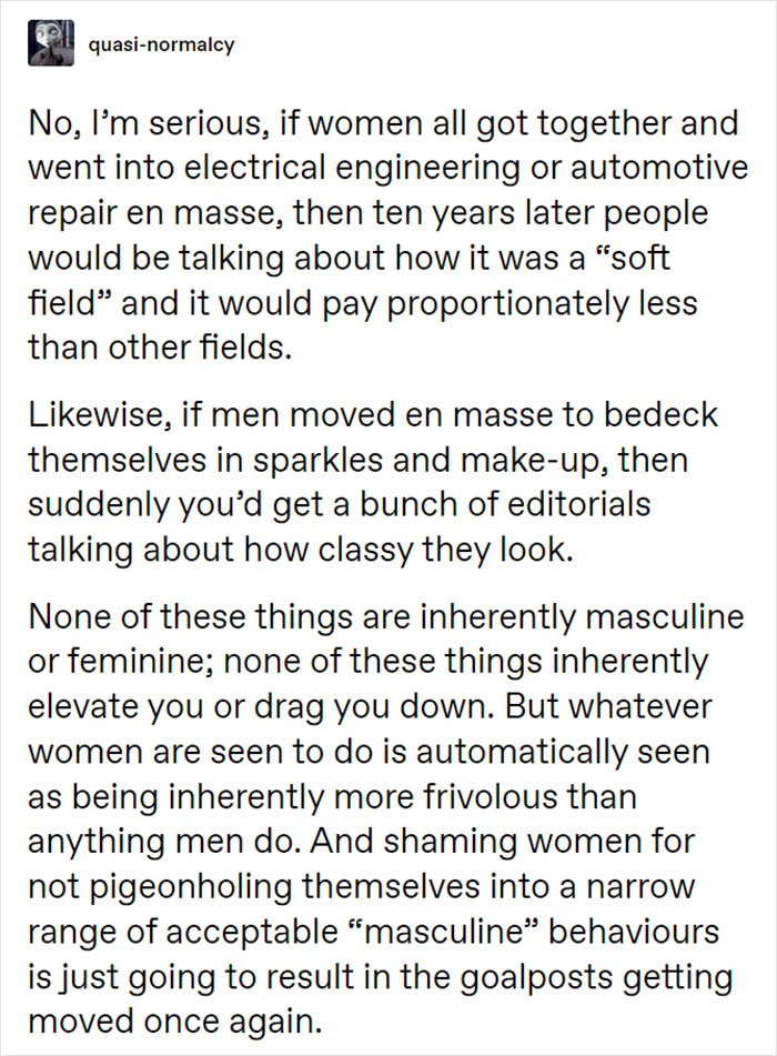 Folks Online Point Out Numerous Fields Which Became 'Soft' After Women Started Working There Folks Online Point Out Numerous Fields Which Became 'Soft' After Women Started Working There
