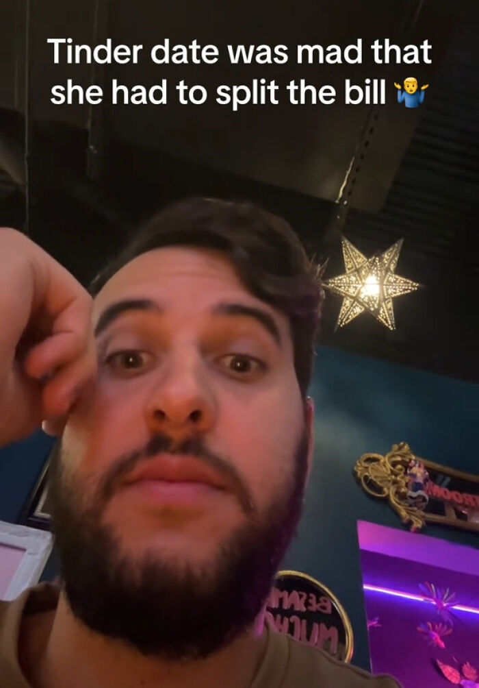 “I Don’t Even Know Her”: Man Goes Viral After Filming Date’s Reaction To Splitting The Bill “I Don’t Even Know Her”: Man Goes Viral After Filming Date’s Reaction To Splitting The Bill