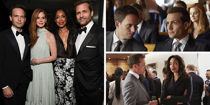 Gina Torres, Sarah Rafferty, Patrick J. Adams, And Gabriel Macht