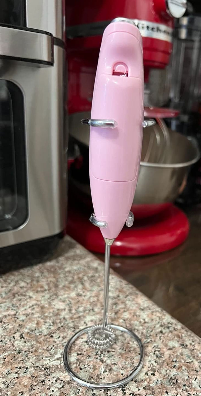 Upgrade Their Frothing Game With This Powerful Milk Frother! Who Said You Can't Achieve Creamy Delicious Froth In Your Own Kitchen?
