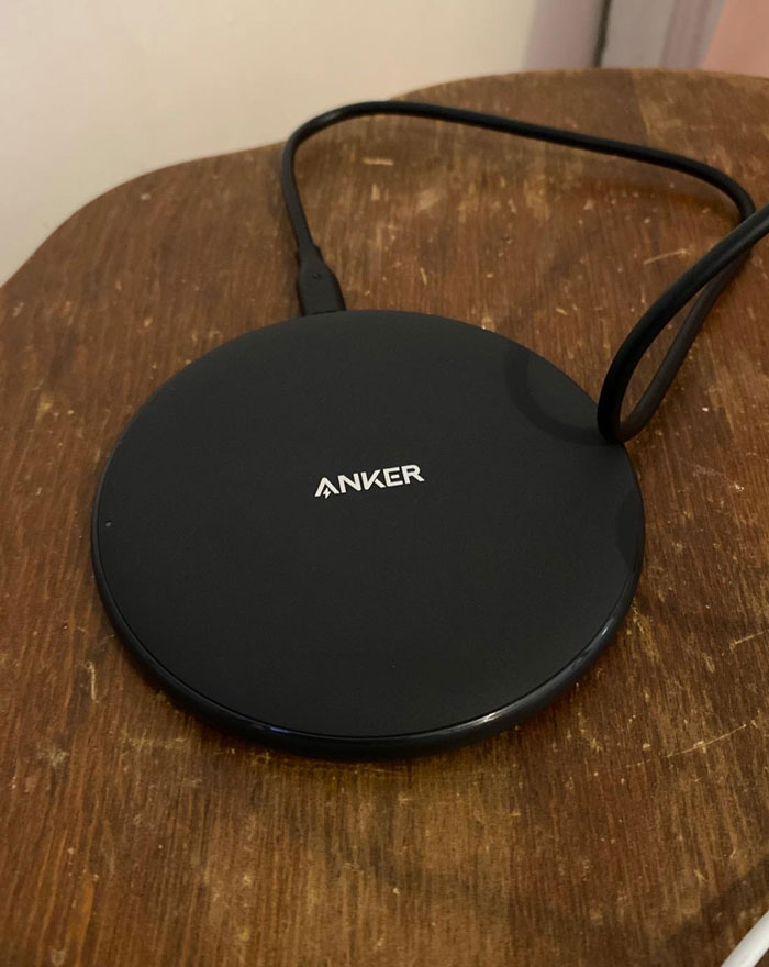 Embrace The Beauty Of Wireless Life With The Anker Wireless Charger, Perfect For Easily Powering Up Phone Or AirPods And Scoring Serious Love Points!
