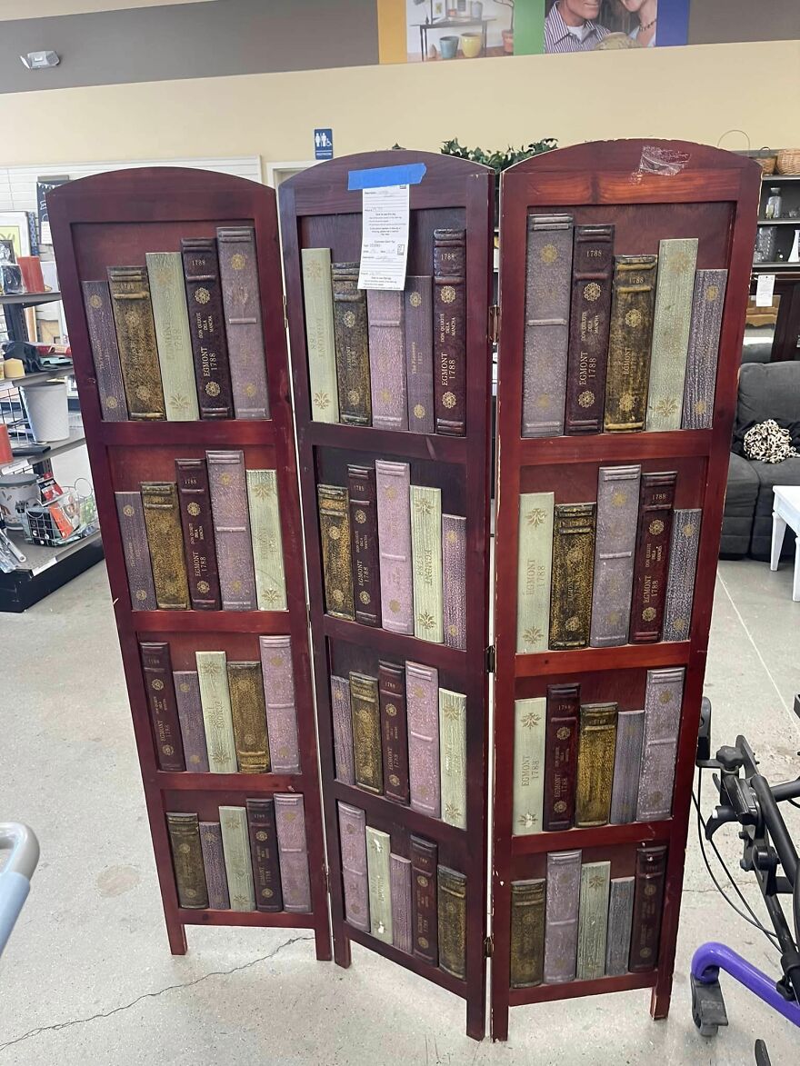 Found And Left At Goodwill, This Would Be Awesome For A Library