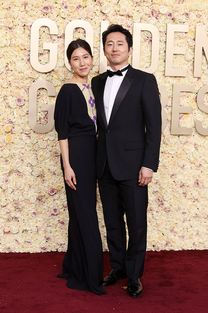 Joana Pak And Steven Yeun Looked Adorable In Black