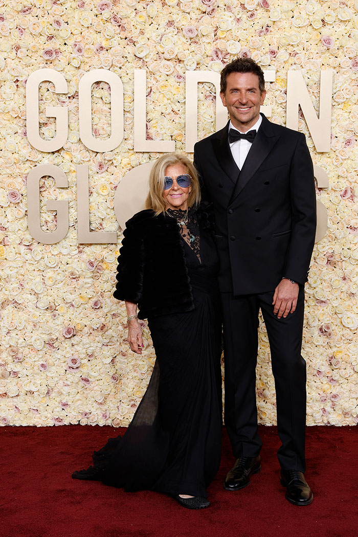 Bradley Cooper Stunned In Louis Vuitton Accompanied By His Mother, Gloria Campano