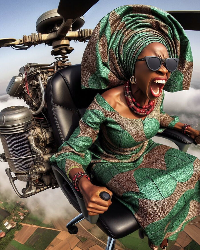 With The Help Of AI, I Made Nigerian Office Chairs Take To The Skies With The Help Of AI, I Made Nigerian Office Chairs Take To The Skies