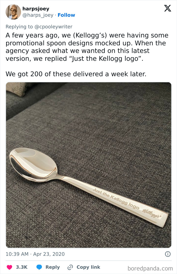 Yeah, Just Put The Kellogg Logo