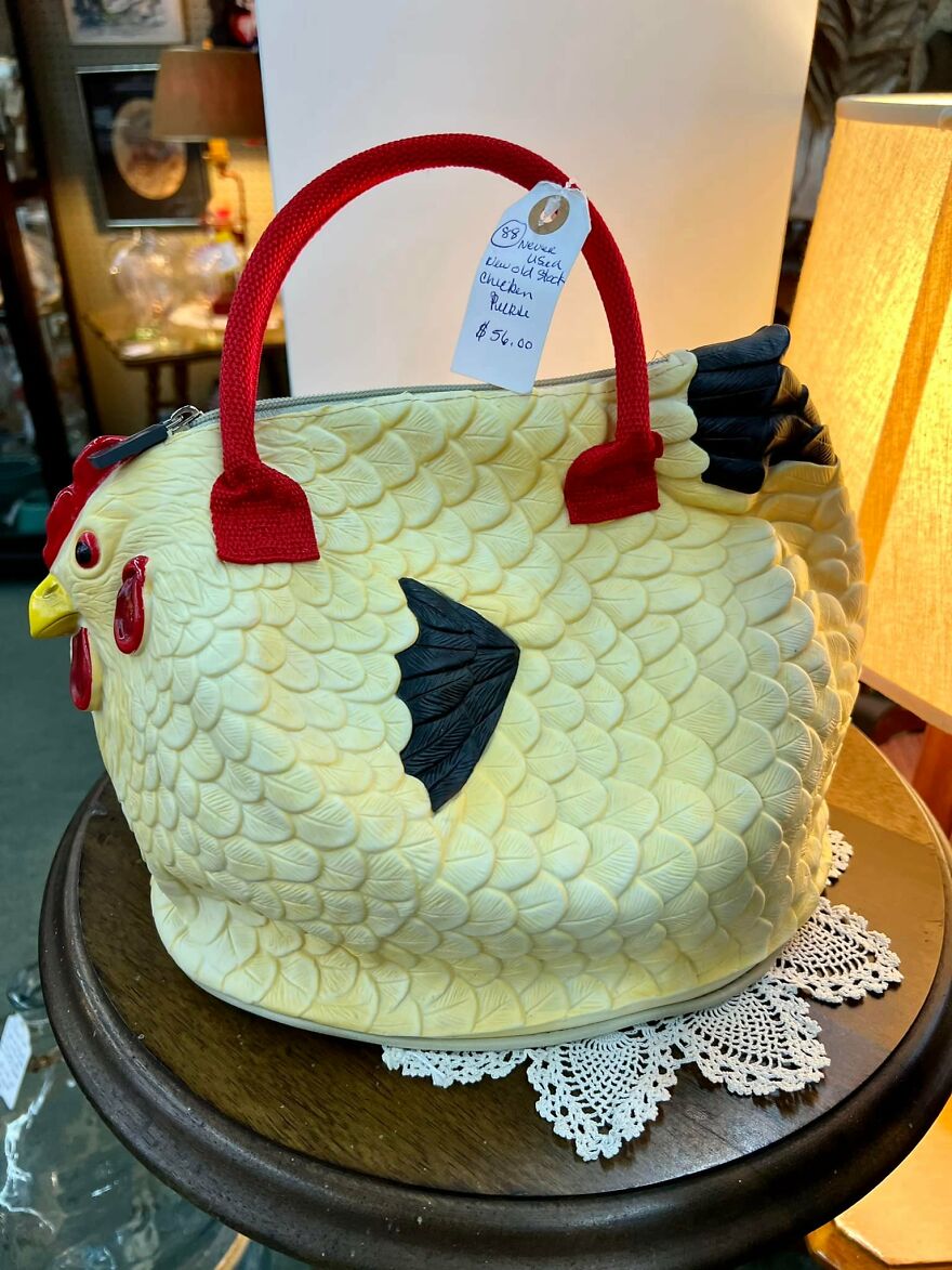 Chicken Purse At Antique Mall. Didn’t Come Home With Me
