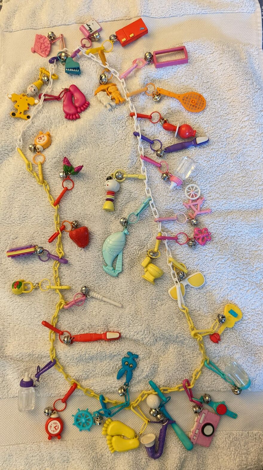 A Recent Purchase From Goodwill. I Am An 80s Kid And I Have A Charm Necklace Like This Packed Away From My Childhood Somewhere....not As Many Charms Like This One Has. I Love This One!