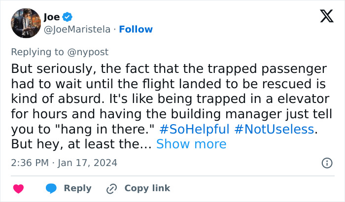“We Tried Our Best”: Passenger Trapped In Airplane’s Toilet Receives Defeated Note From Cabin Crew “We Tried Our Best”: Passenger Trapped In Airplane’s Toilet Receives Defeated Note From Cabin Crew