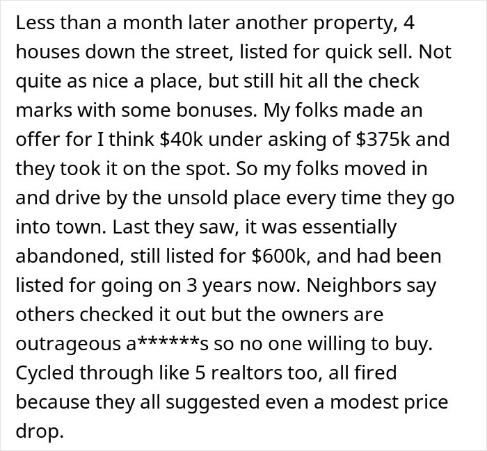 Woman Has Enough Of Annoying Realtor And Just Buys Another House, Sending Him Into Panic Woman Has Enough Of Annoying Realtor And Just Buys Another House, Sending Him Into Panic